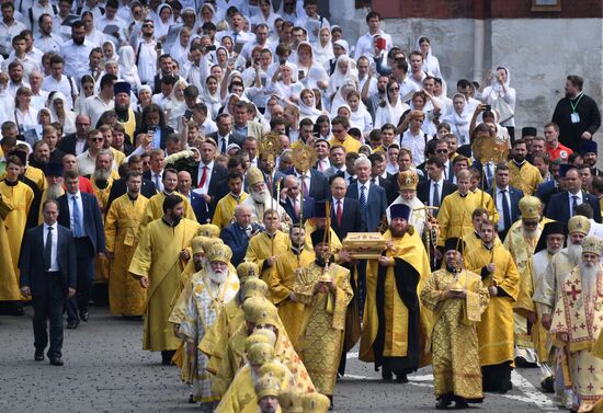 President Vladimir Putin attends events to mark 1030th anniversary of Baptism of Rus