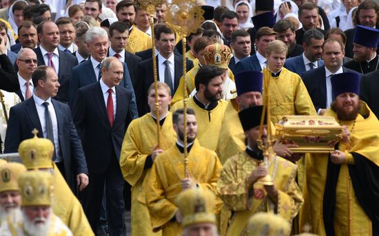 President Vladimir Putin attends events to mark 1030th anniversary of Baptism of Rus