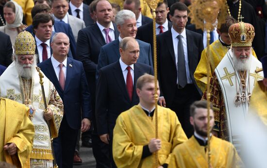 President Vladimir Putin attends events to mark 1030th anniversary of Baptism of Rus