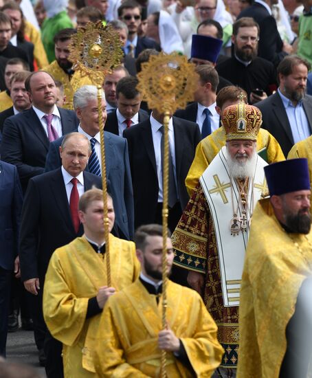 President Vladimir Putin attends events to mark 1030th anniversary of Baptism of Rus