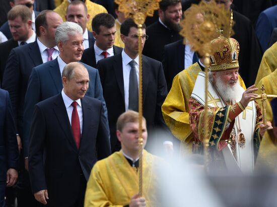 President Vladimir Putin attends events to mark 1030th anniversary of Baptism of Rus