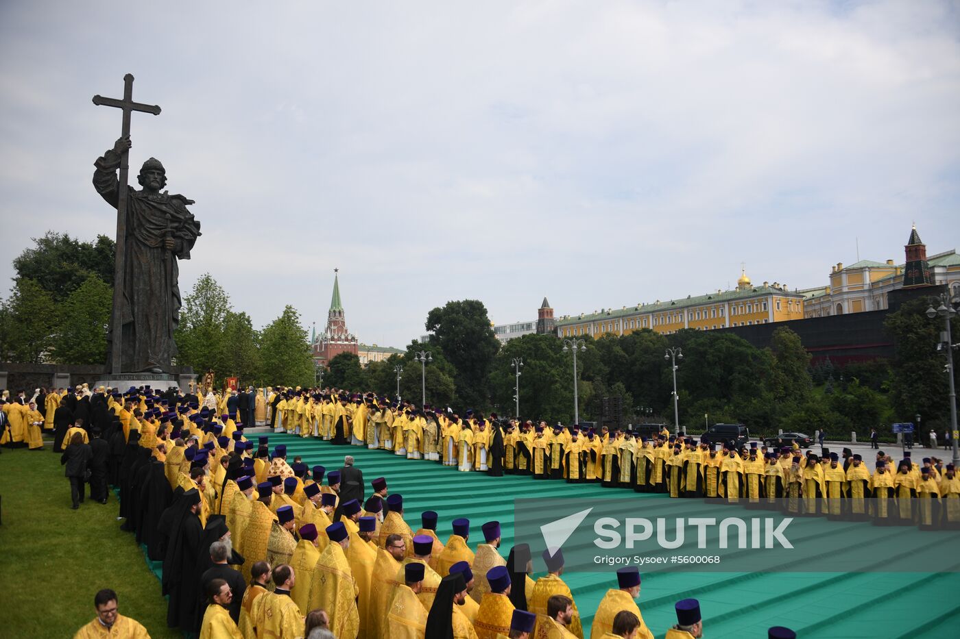 1030th anniversary of Baptism of Rus celebrations in Moscow
