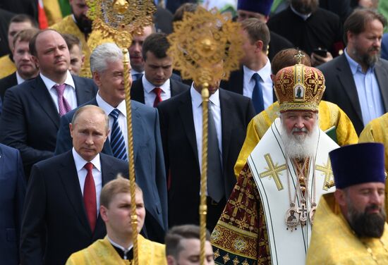 President Vladimir Putin attends events to mark 1030th anniversary of Baptism of Rus