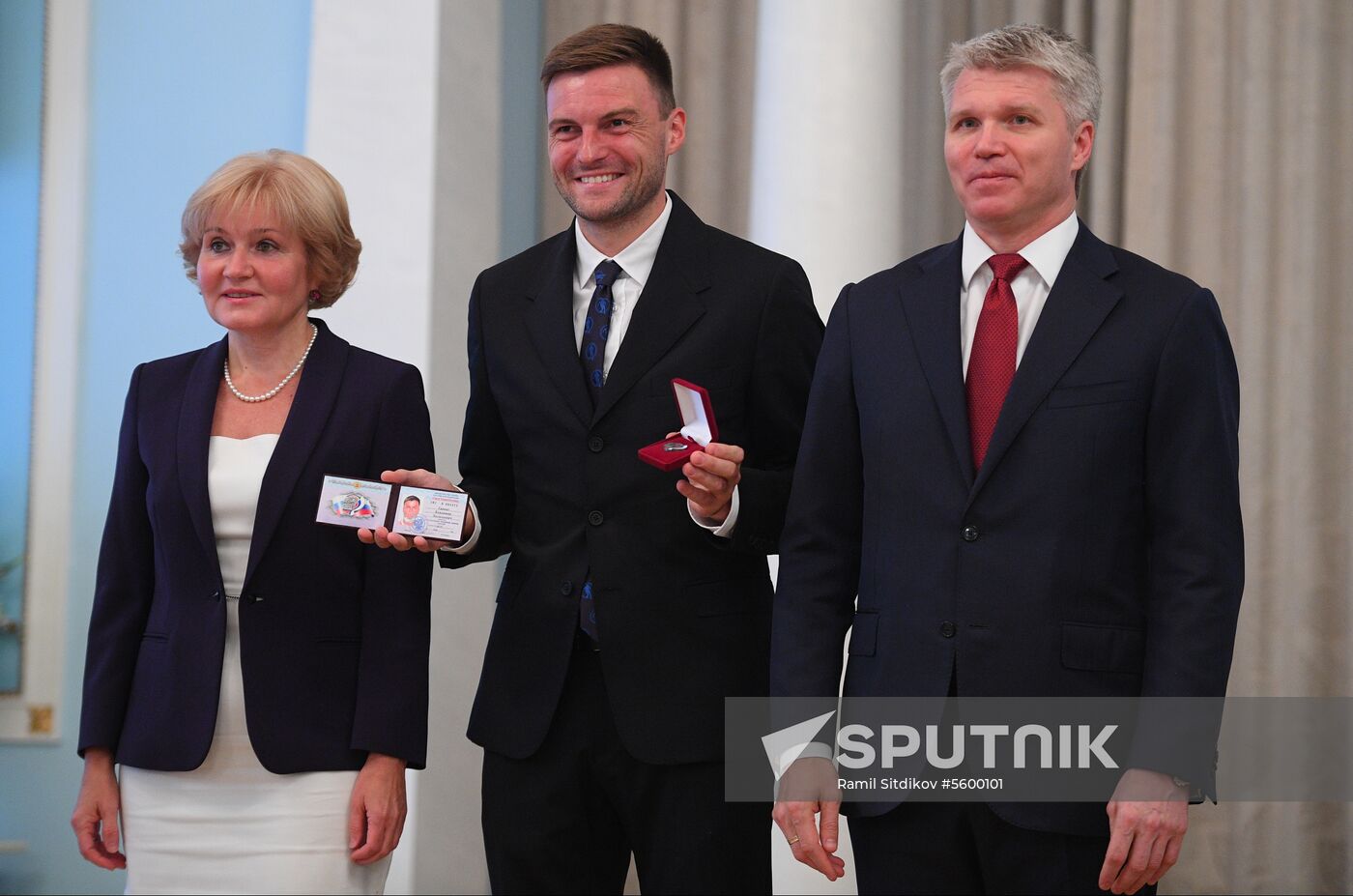 Russian national football team players awarded Merited Master of Sport title