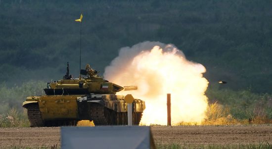 Opening of Tank Biathlon 2018 international competition