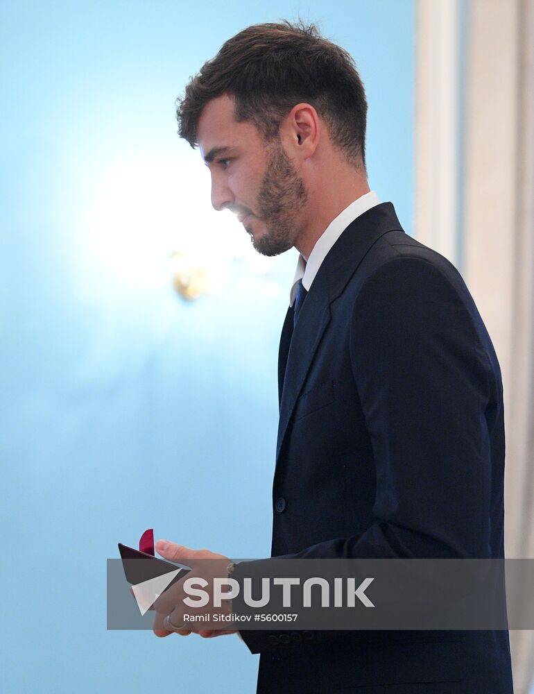 Russian national football team players awarded Merited Master of Sport title