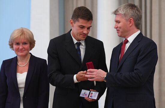 Russian national football team players awarded Merited Master of Sport title