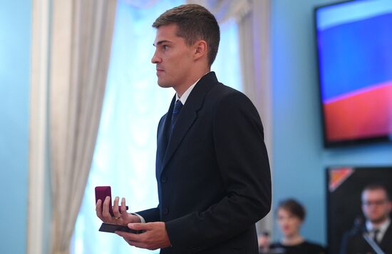 Russian national football team players awarded Merited Master of Sport title