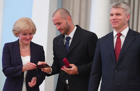Russian national football team players awarded Merited Master of Sport title