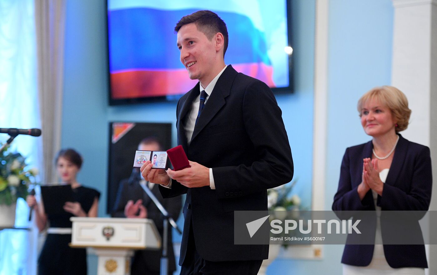 Russian national football team players awarded Merited Master of Sport title