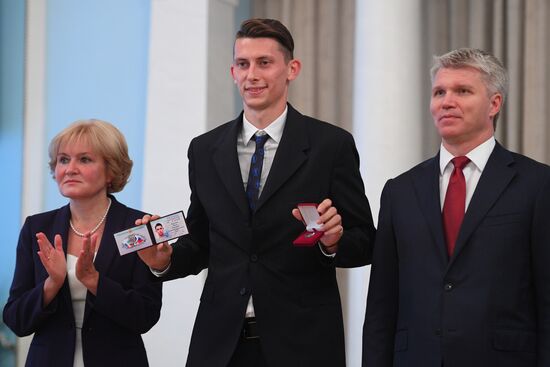 Russian national football team players awarded Merited Master of Sport title