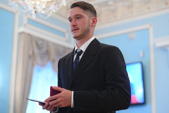 Russian national football team players awarded Merited Master of Sport title