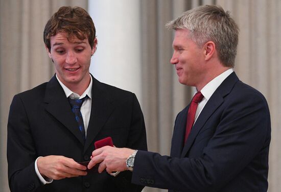 Russian national football team players awarded Merited Master of Sport title