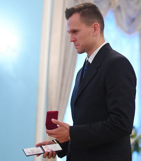 Russian national football team players awarded Merited Master of Sport title