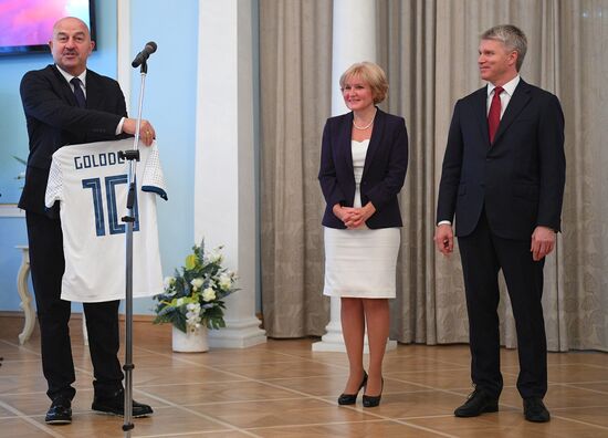 Russian national football team players awarded Merited Master of Sport title