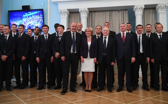 Russian national football team players awarded Merited Master of Sport title