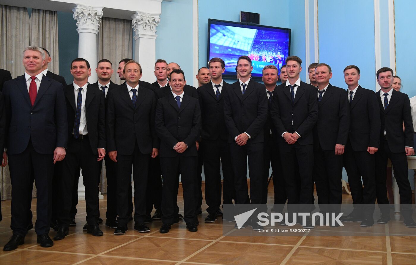 Russian national football team players awarded Merited Master of Sport title