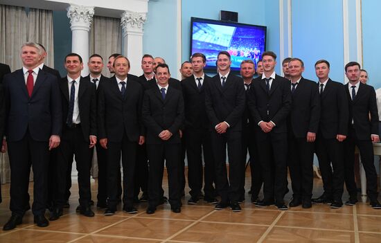 Russian national football team players awarded Merited Master of Sport title