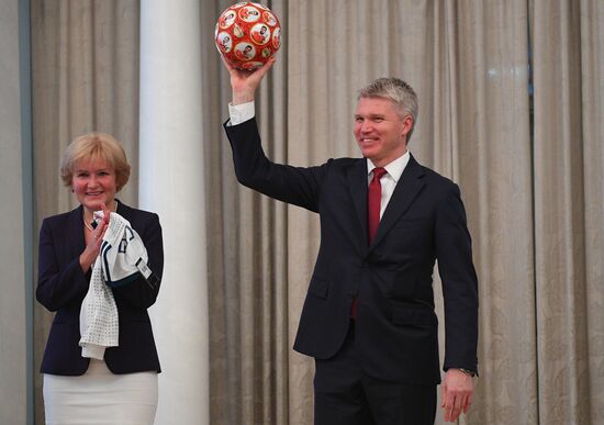 Russian national football team players awarded Merited Master of Sport title