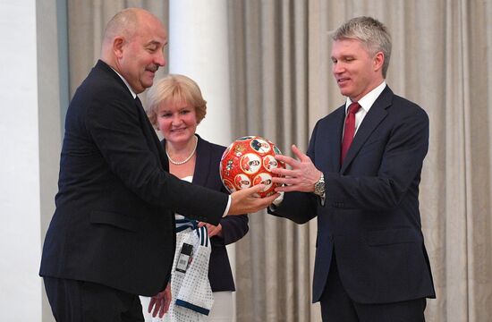Russian national football team players awarded Merited Master of Sport title