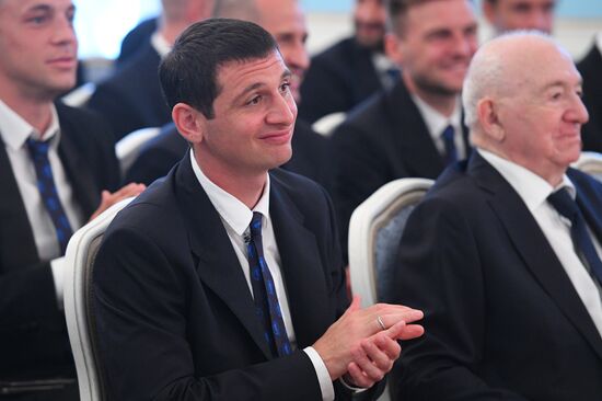 Russian national football team players awarded Merited Master of Sport title
