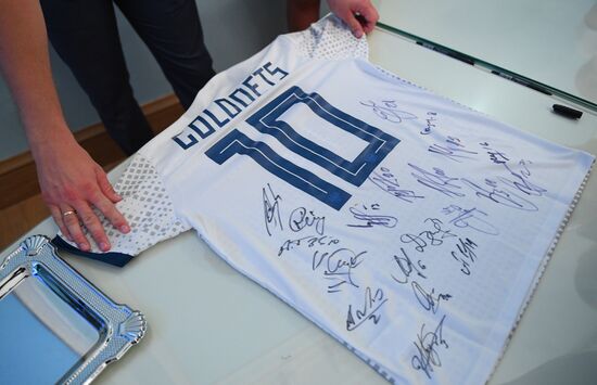 Russian national football team players awarded Merited Master of Sport title
