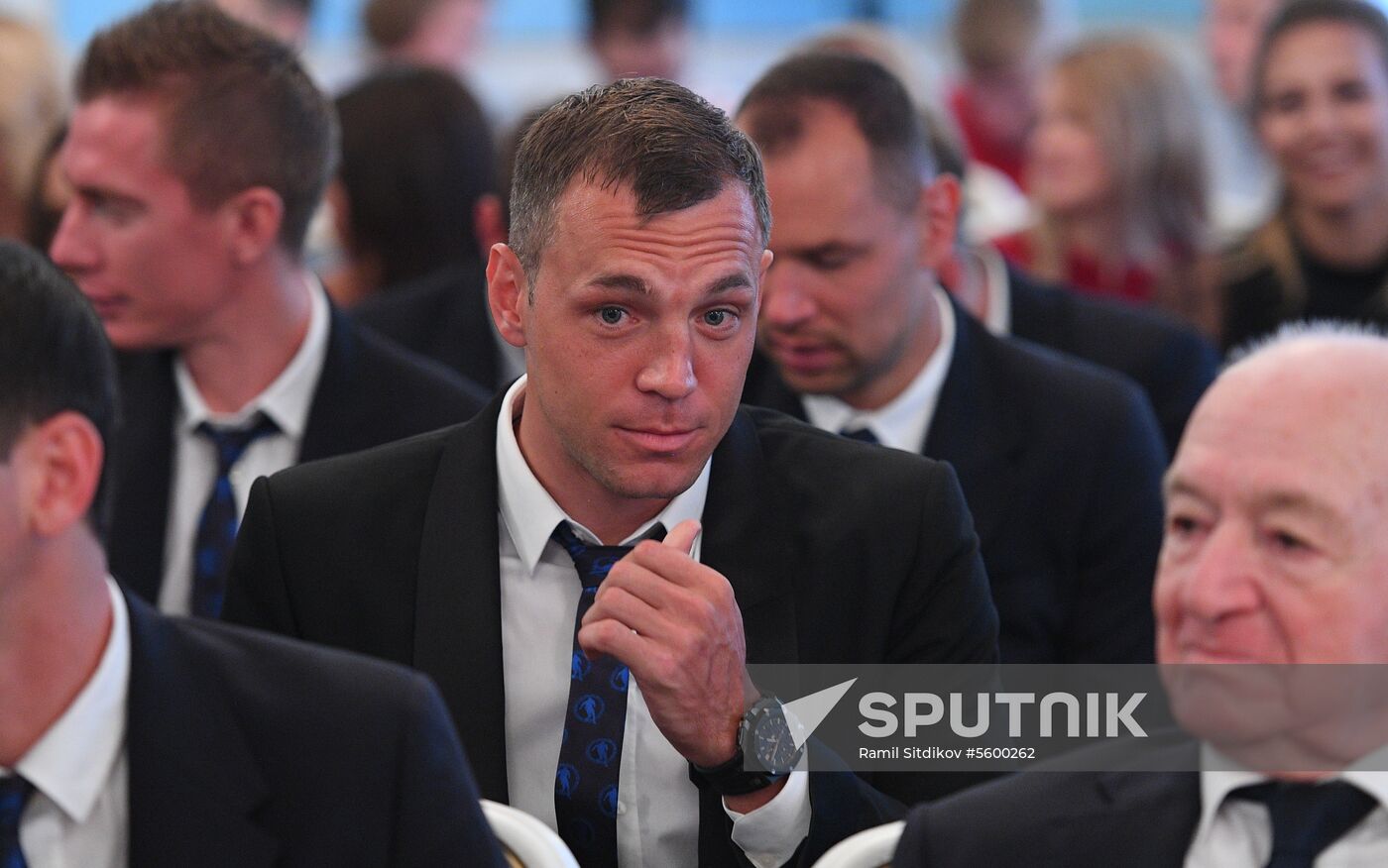 Russian national football team players awarded Merited Master of Sport title