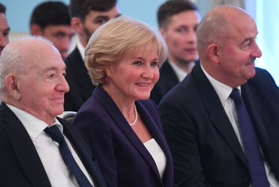 Russian national football team players awarded Merited Master of Sport title