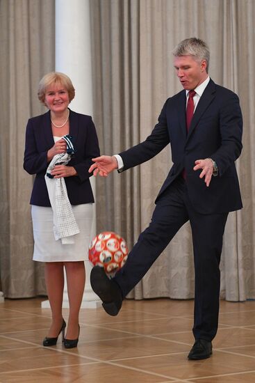 Russian national football team players awarded Merited Master of Sport title