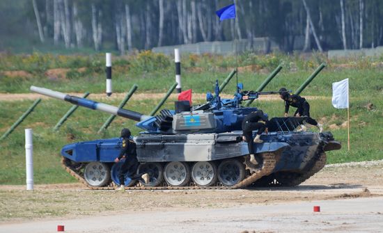 Opening of Tank Biathlon 2018 international competition