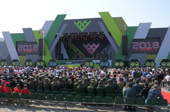 Opening of Tank Biathlon 2018 international competition
