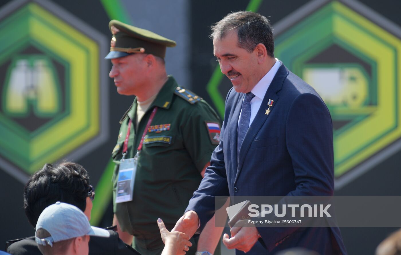 Opening of Tank Biathlon 2018 international competition