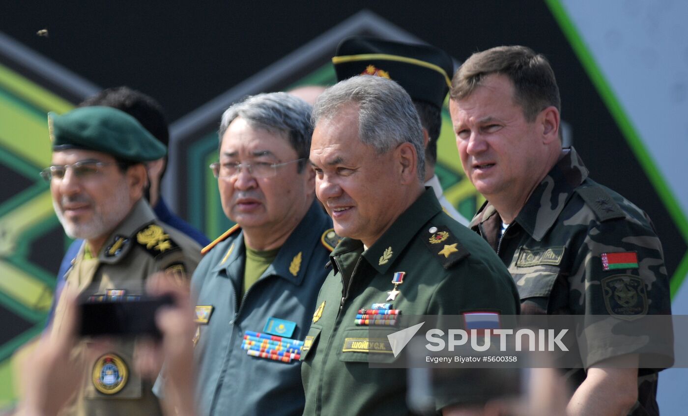 Opening of Tank Biathlon 2018 international competition