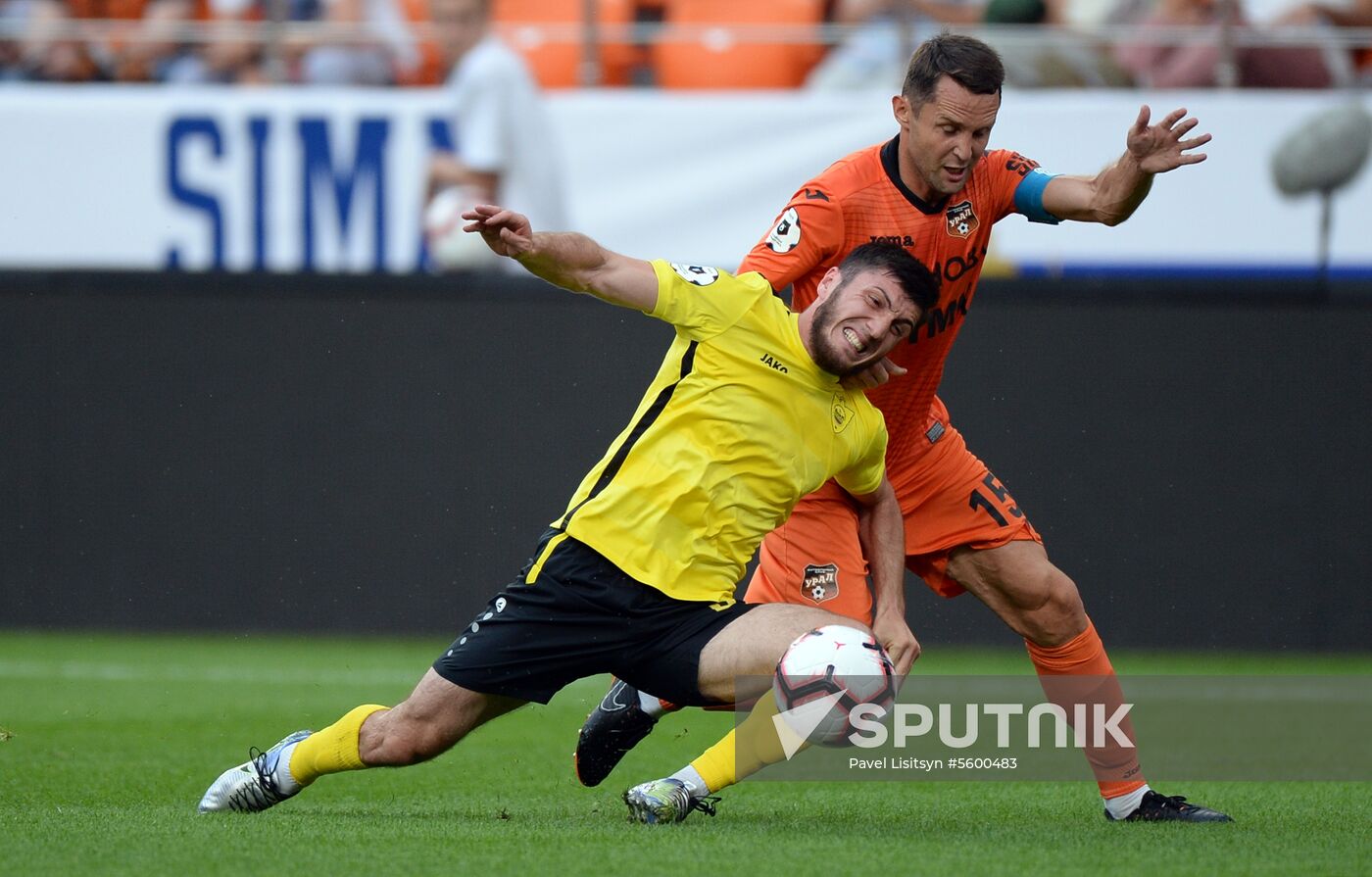 Football. Russian Premier League. Ural vs. Anzhi