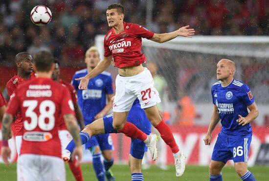 Football. Russian Premier League. Spartak vs. Orenburg