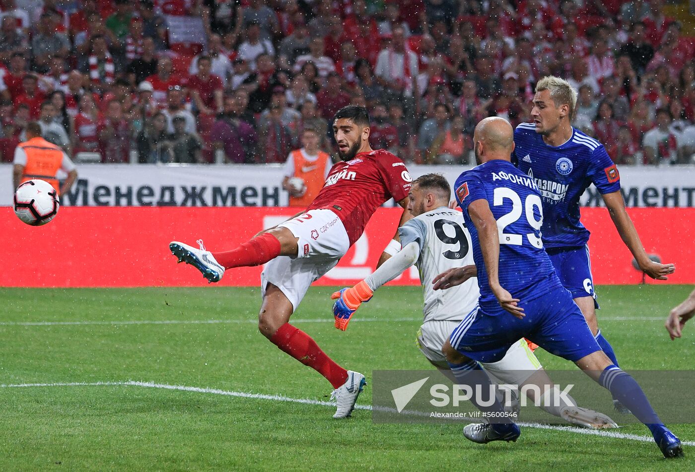 Football. Russian Premier League. Spartak vs. Orenburg