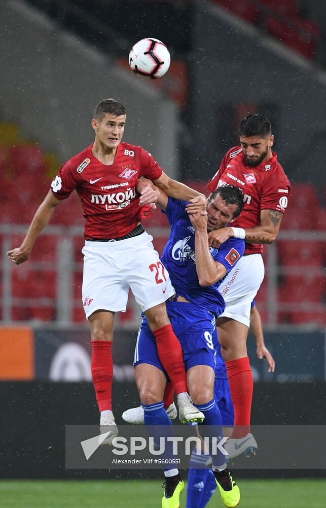 Football. Russian Premier League. Spartak vs. Orenburg