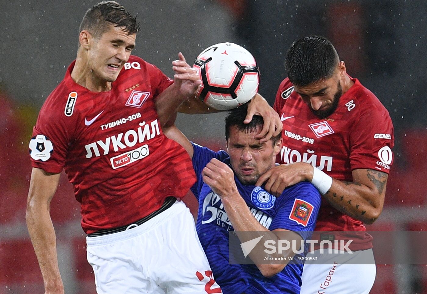 Football. Russian Premier League. Spartak vs. Orenburg