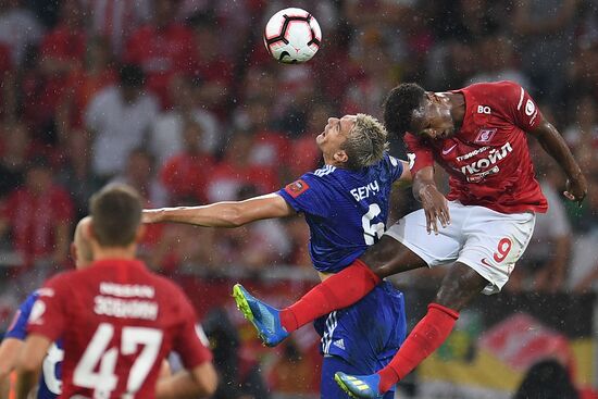 Football. Russian Premier League. Spartak vs. Orenburg