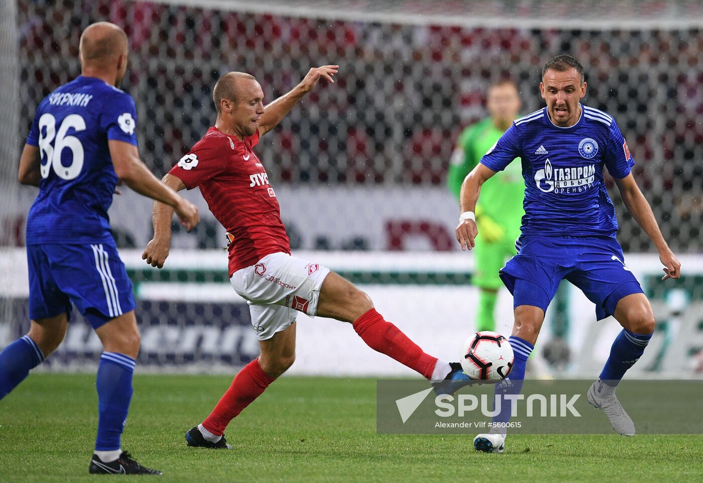 Football. Russian Premier League. Spartak vs. Orenburg