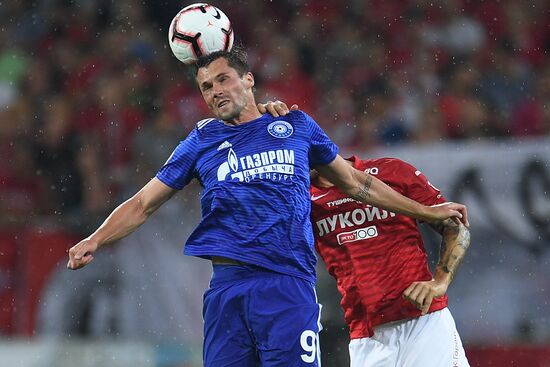Football. Russian Premier League. Spartak vs. Orenburg