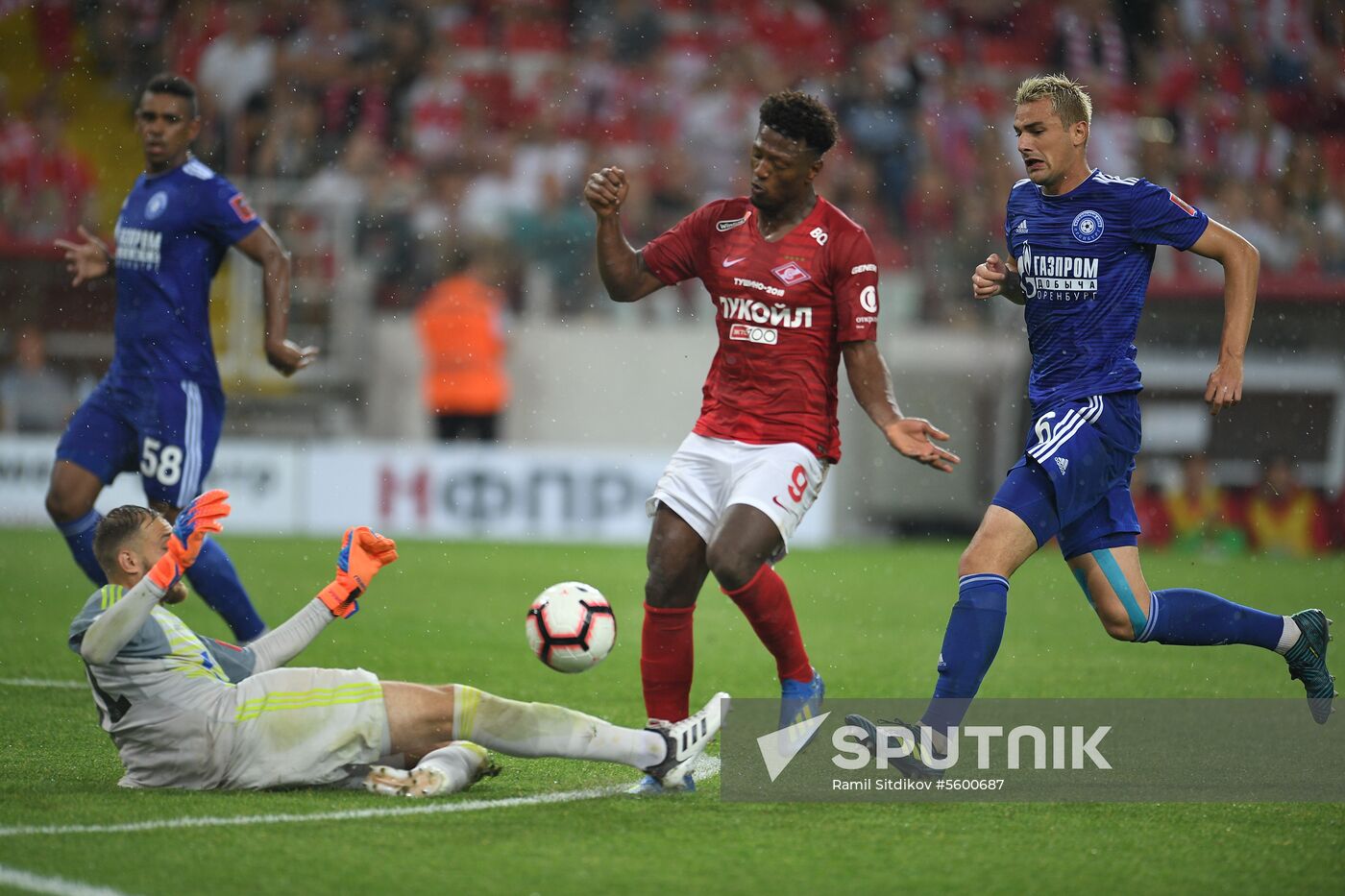 Football. Russian Premier League. Spartak vs. Orenburg