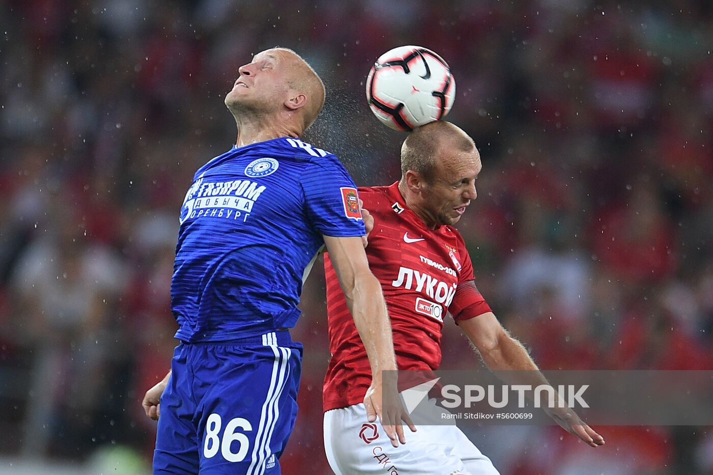 Football. Russian Premier League. Spartak vs. Orenburg