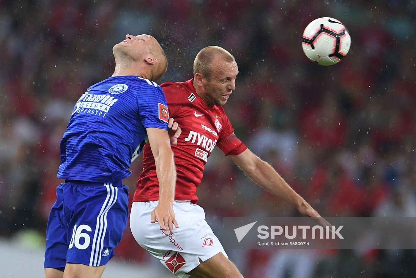 Football. Russian Premier League. Spartak vs. Orenburg
