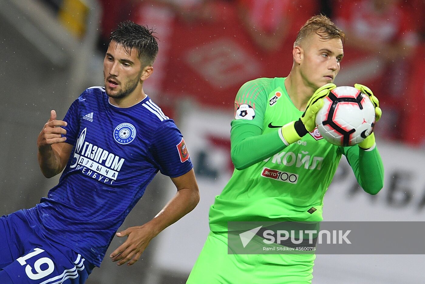 Football. Russian Premier League. Spartak vs. Orenburg