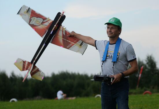 Drone and airplane model show in Moscow Region