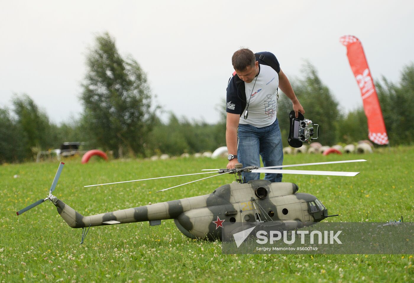 Drone and airplane model show in Moscow Region