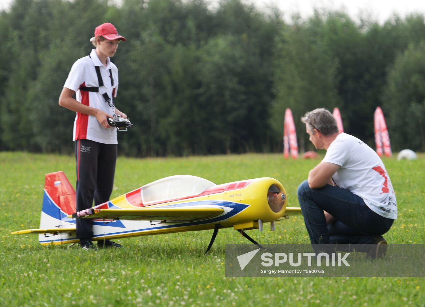 Drone and airplane model show in Moscow Region