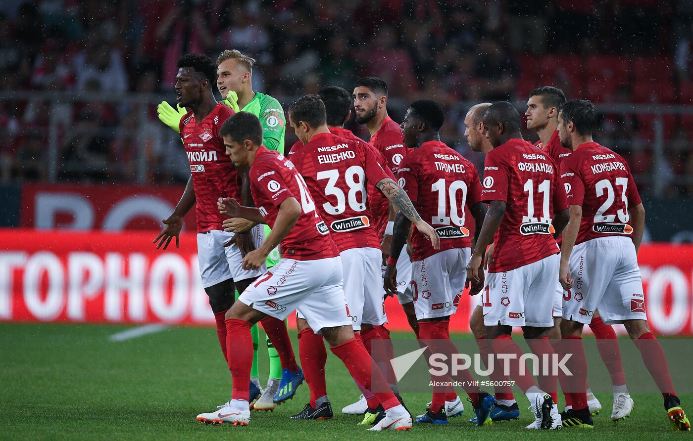 Football. Russian Premier League. Spartak vs. Orenburg