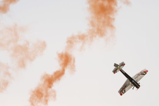 Drone and airplane model show in Moscow Region